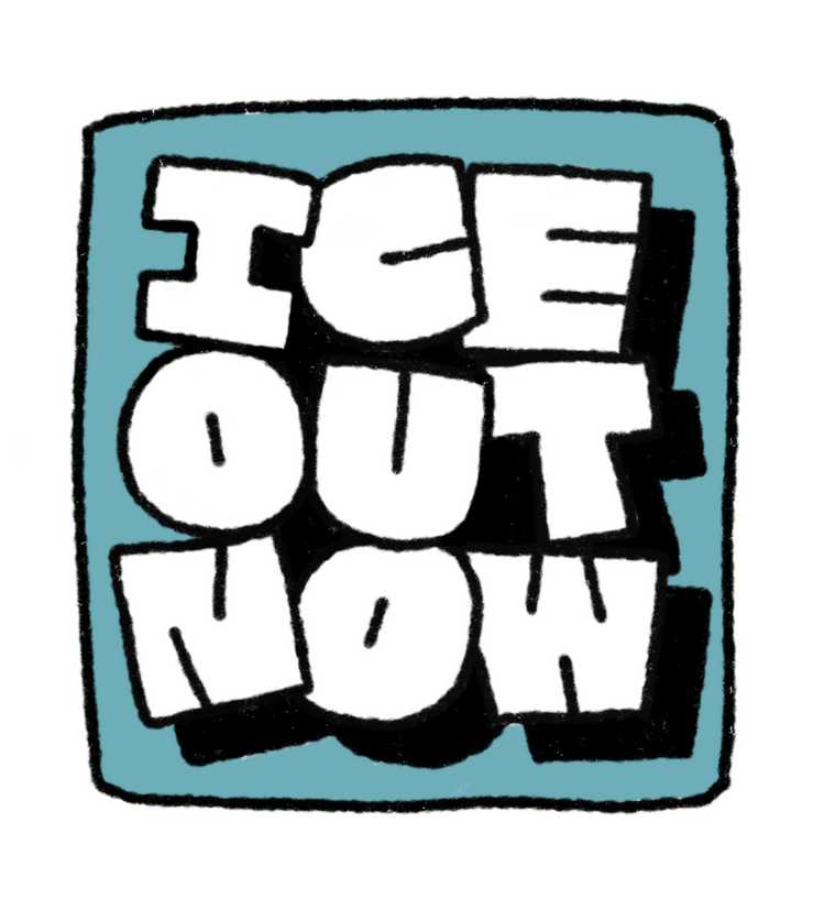 ICE Out Sticker