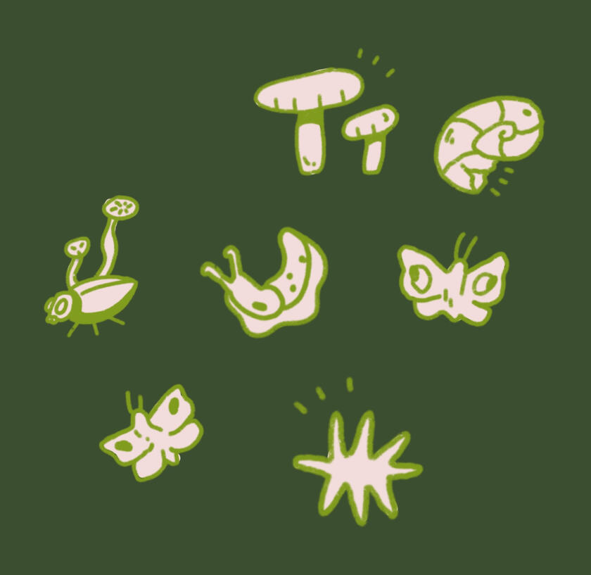 Primal Adomania page illustrations