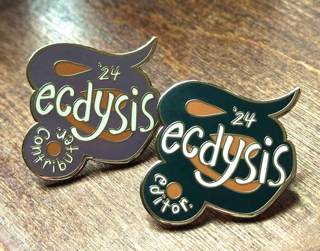 Ecdysis enamel pins