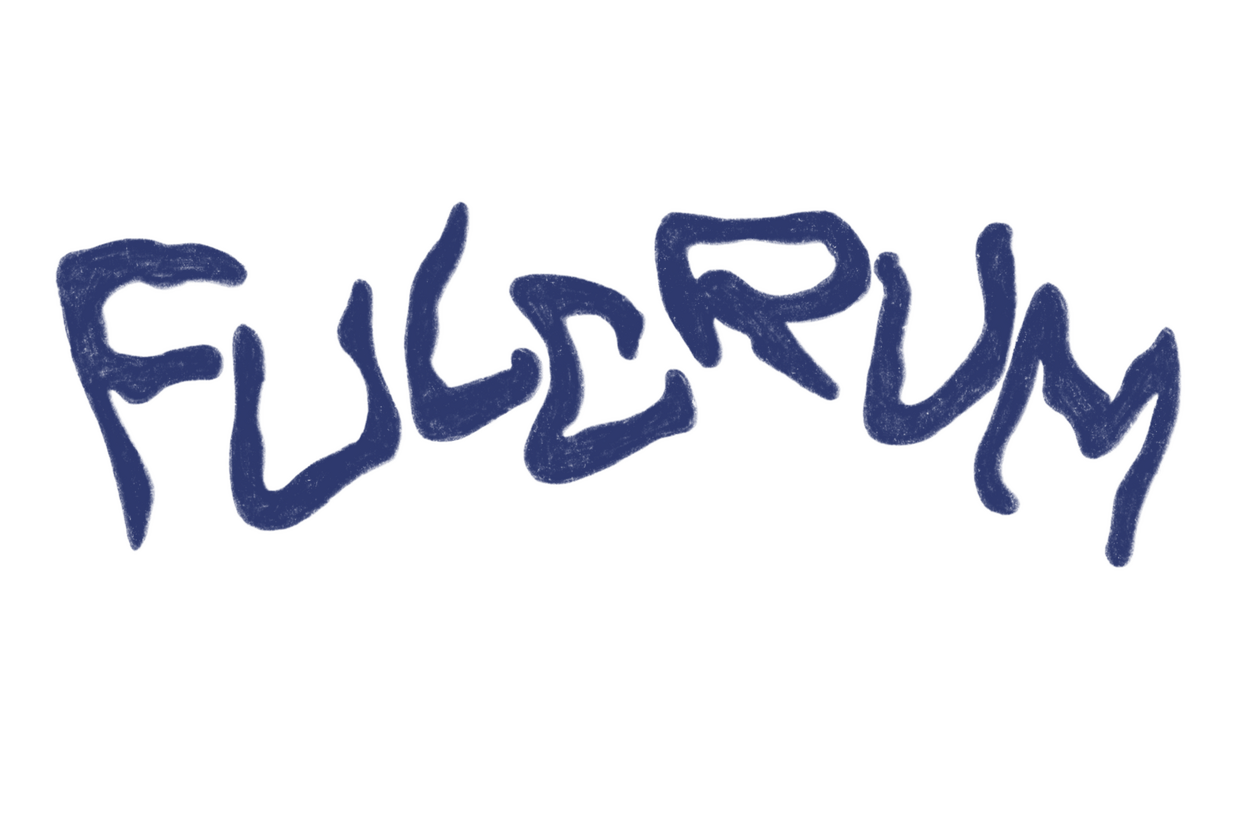 Fulcrum hand lettering